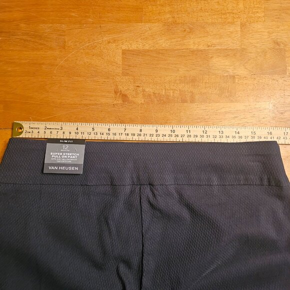 Van Heusen Womens Slim Fit Pull on Pants, NWT, Stretch, Size 12 - Picture 8 of 14